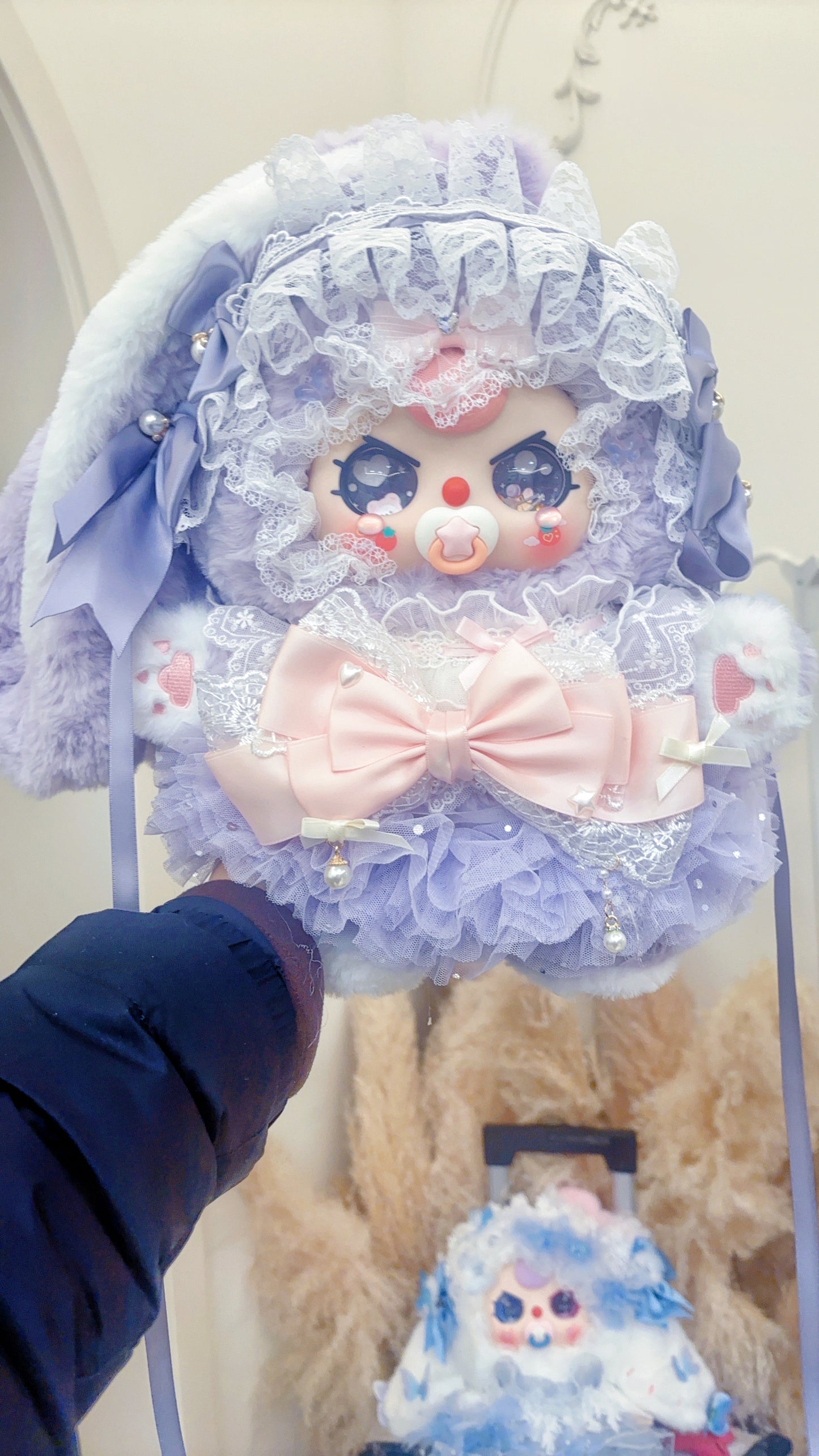 Baby Three Purple Bunny New 400%