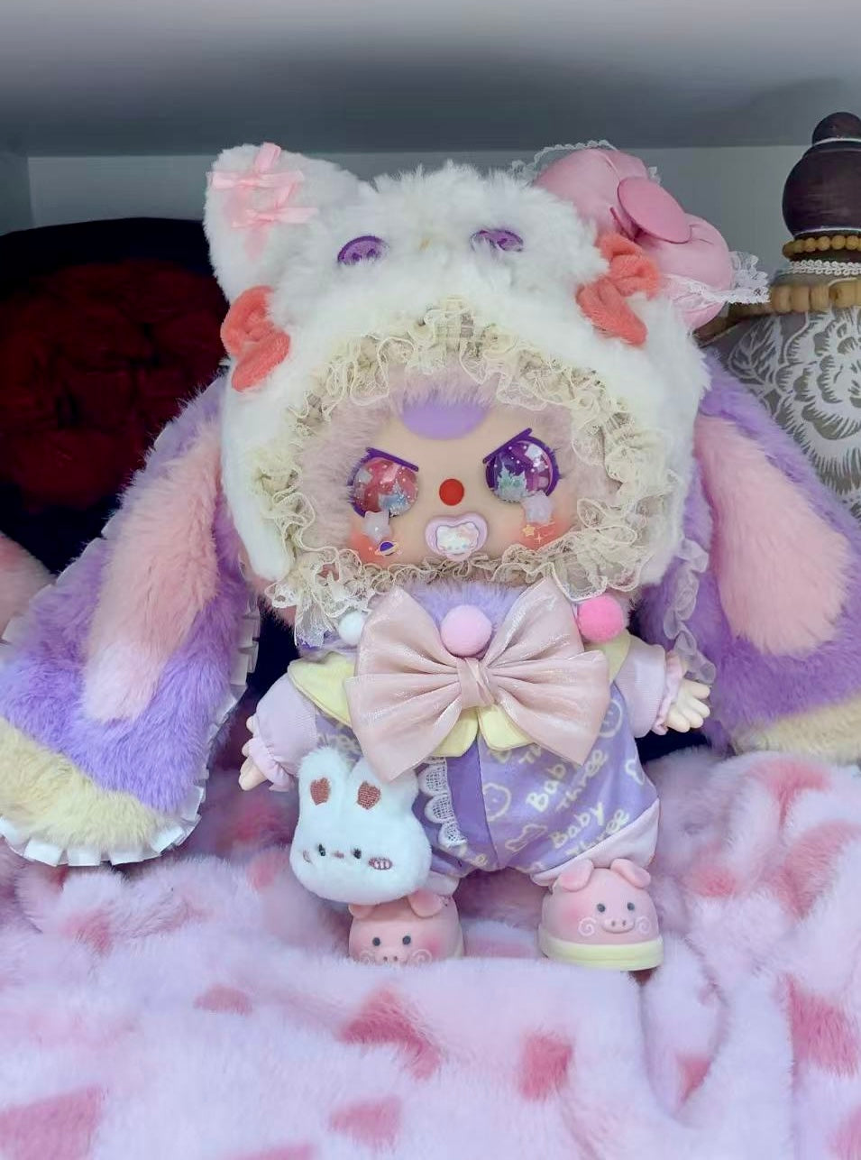 Baby Three Customs Purple Kitty