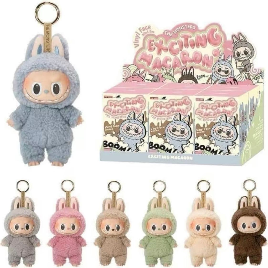 ➡️ Labubu V1 The Monsters Exciting Macaron Series Plush Pendant Blind Box