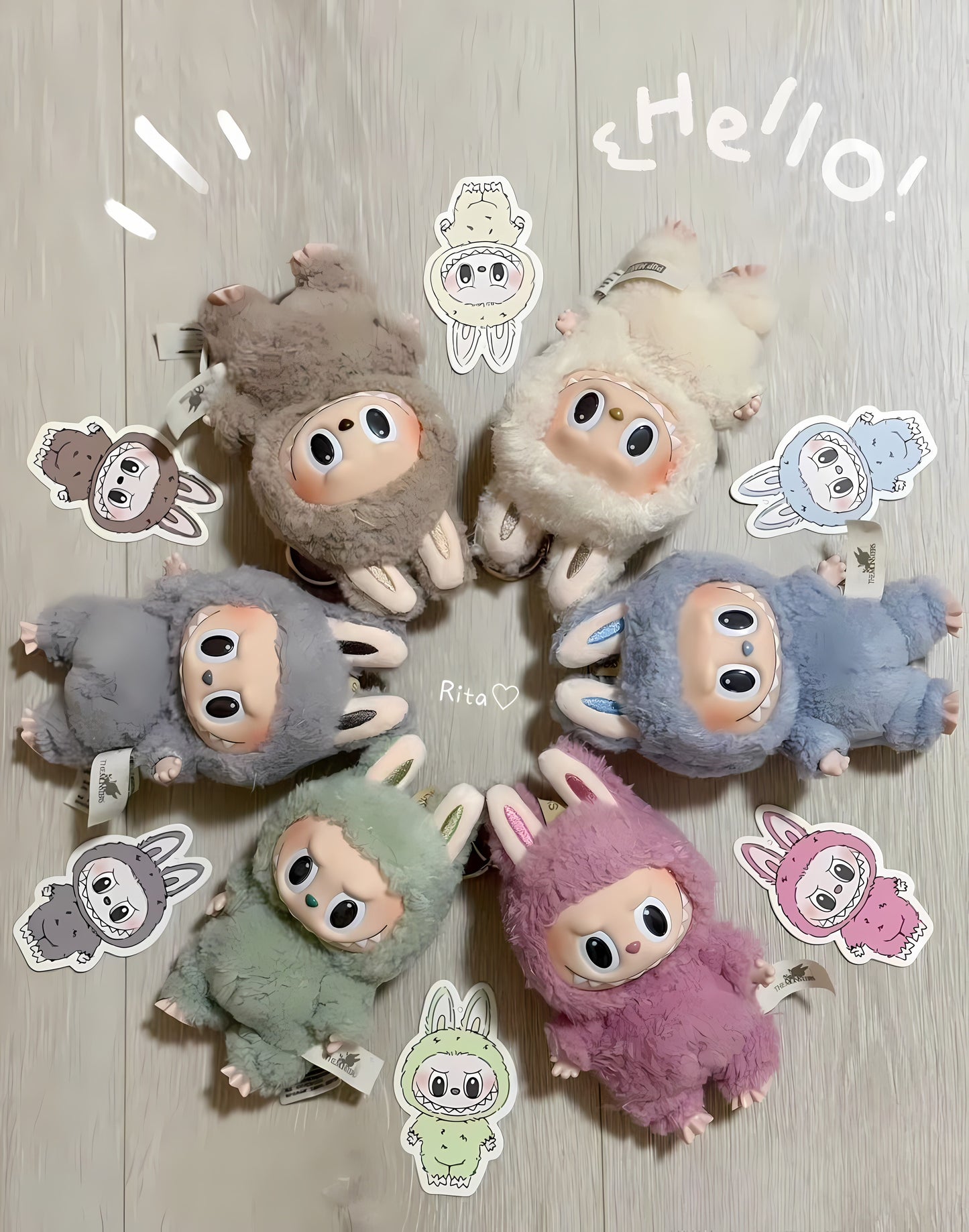 ➡️ Labubu V1 The Monsters Exciting Macaron Series Plush Pendant Blind Box