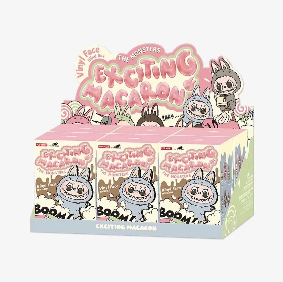 ➡️ Labubu V1 The Monsters Exciting Macaron Series Plush Pendant Blind Box