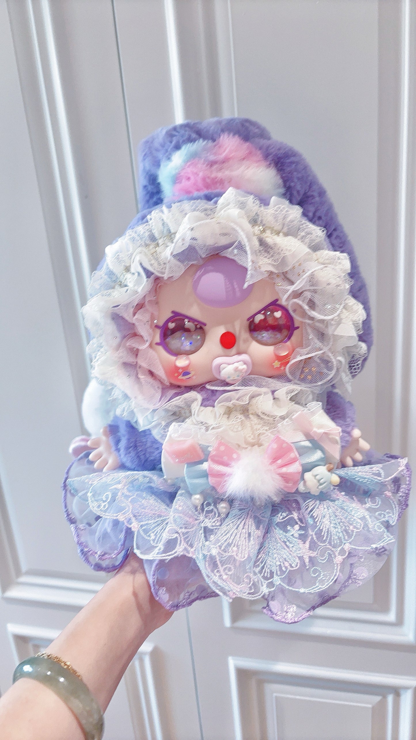 baby 3 custom secret bunny purple 2