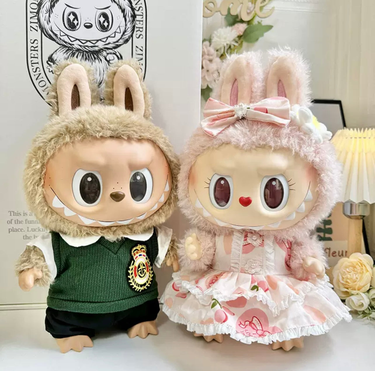 Outfit 38cm Labubu customized