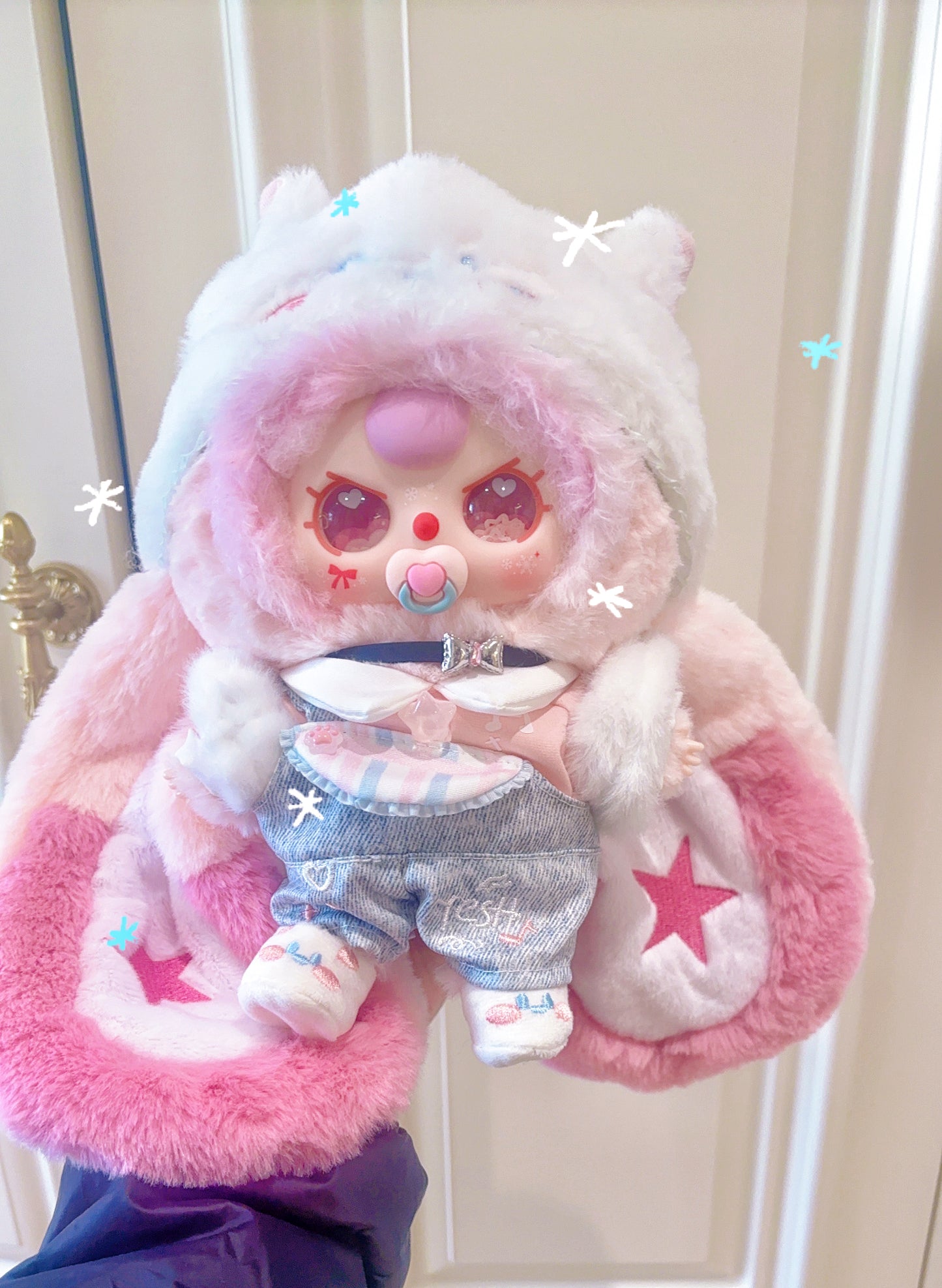 Baby Three Pink Bunny 200%