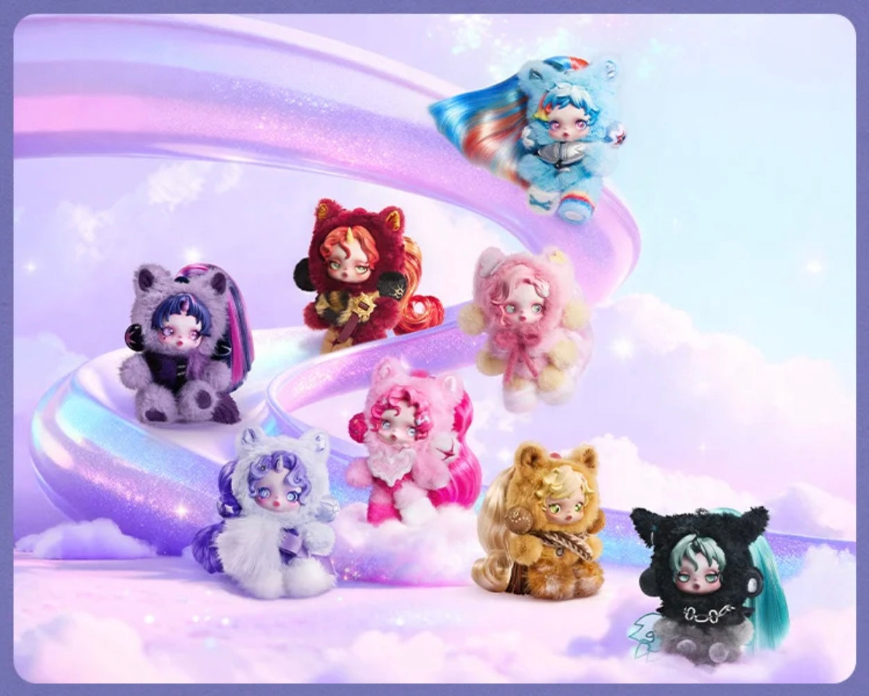 SKULLPANDA-My Little Pony Series Plush Doll Pendent Blind Box Pre-Order 2-3days