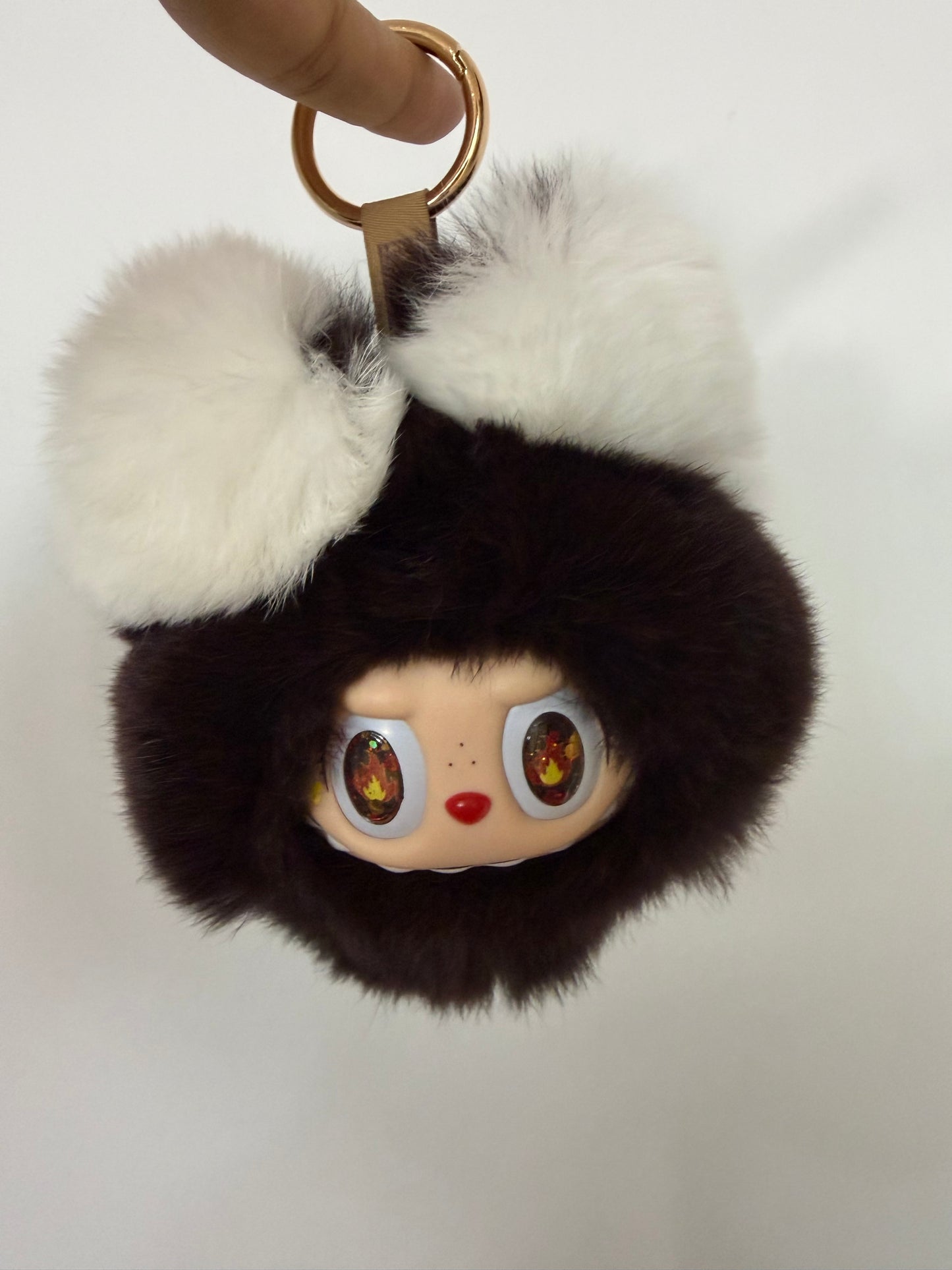 🐰 POCKET PALS — Real Rabbit Fur Keychain Collection