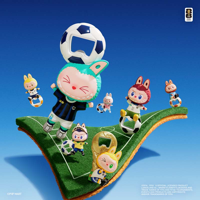 THE MONSTERS-FIFA SERIES-Bottle Opener Fridge Magnet Blind Box