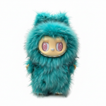 Custom ZIMOMO Handmade Artist Edition - Vibrant Teal Fur Designer Plush Toy
