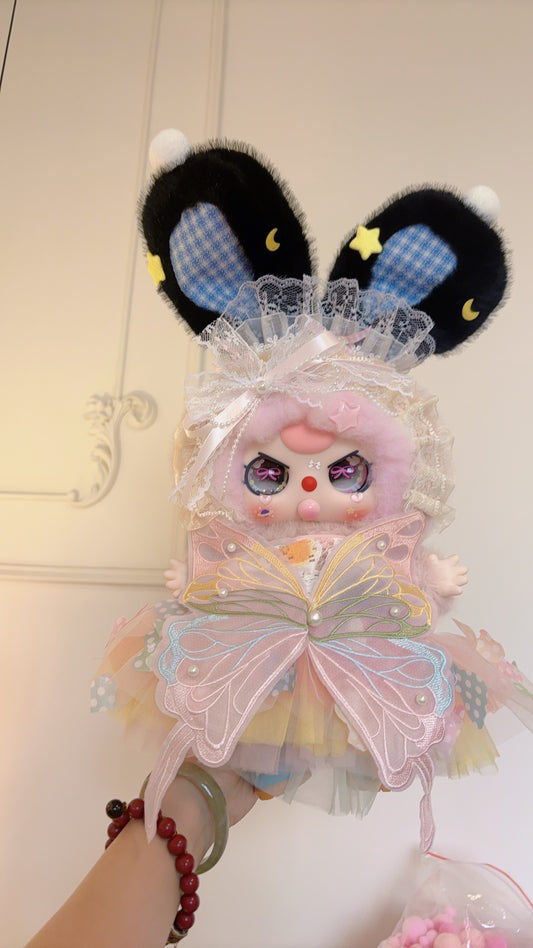 baby 3 customs black ear bunny 1