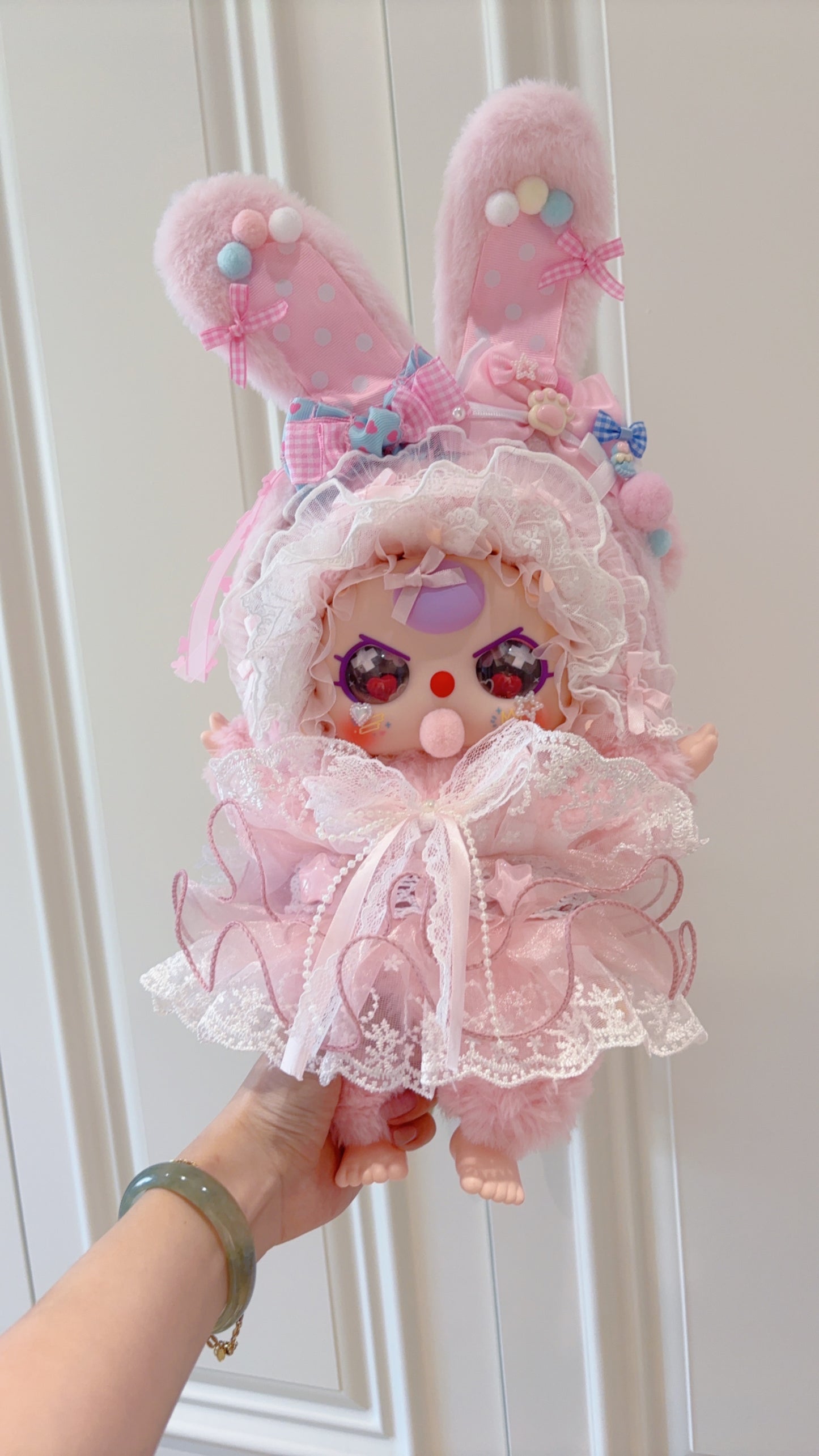 Baby Three pink bunny No.4